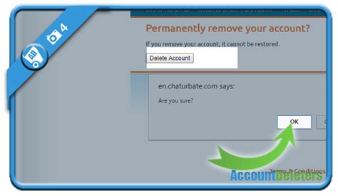 chaturbate delete account|How to Delete Chaturbate Account